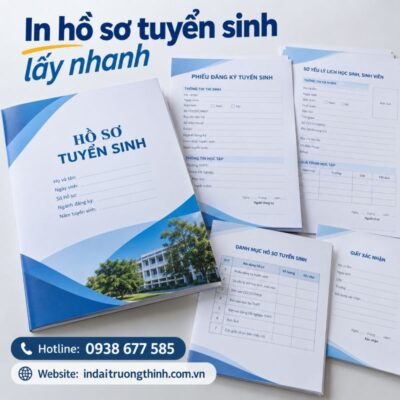 In hồ sơ tuyển sinh lấy nhanh tại TPHCM