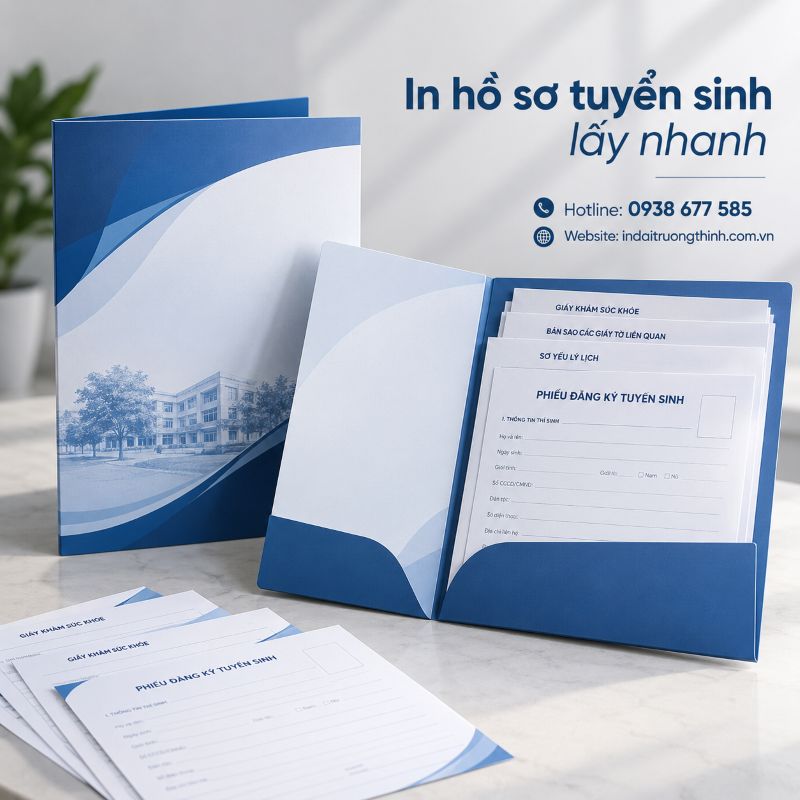 In hồ sơ tuyển sinh lấy nhanh tại TPHCM