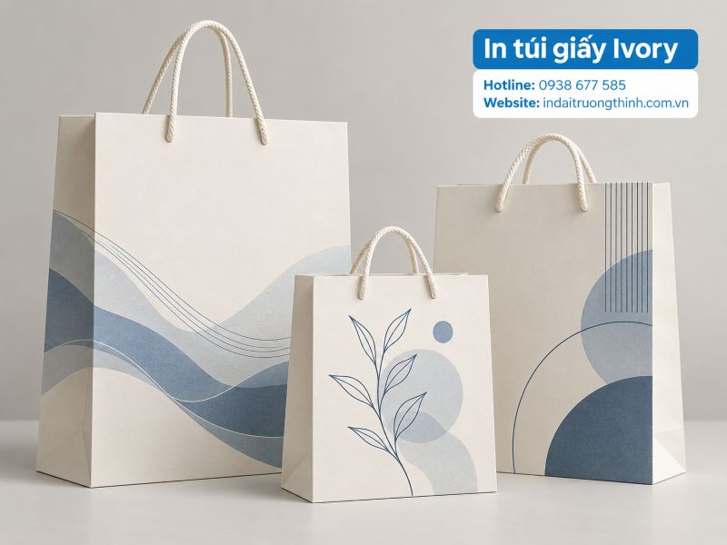 In túi giấy Ivory tại TPHCM