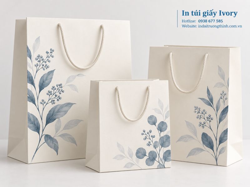 In túi giấy Ivory tại TPHCM