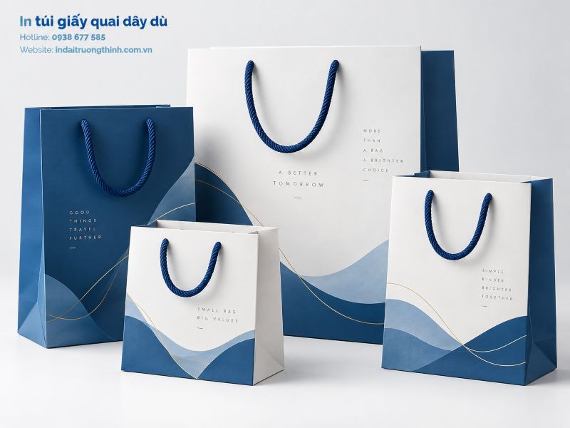 In túi giấy quai dây dù