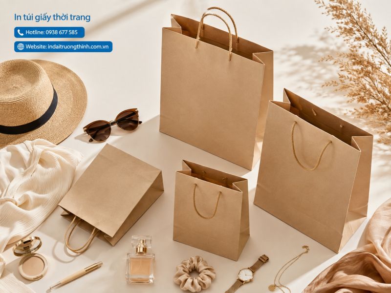In túi giấy cho shop thời trang tại TPHCM