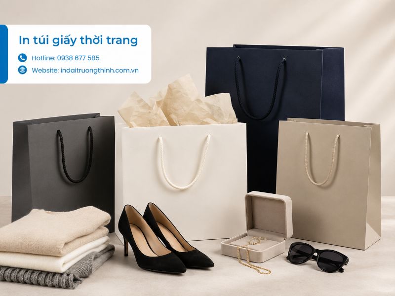 In túi giấy cho shop thời trang tại TPHCM