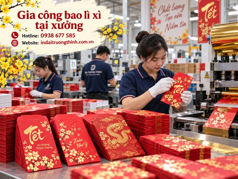 Xưởng in bao lì xì tại TPHCM