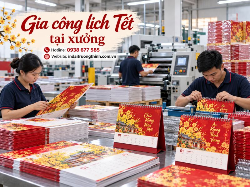 Xưởng in lịch Tết tại TPHCM