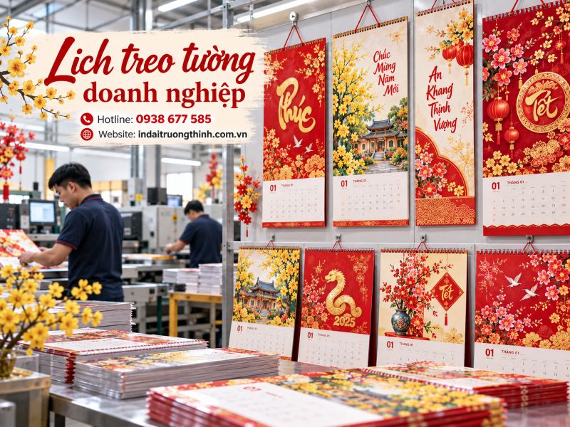 Xưởng in lịch Tết tại TPHCM